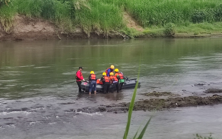 Warga Desa Bendosari, Kecamatan Ngantru, Kabupaten Tulungagung, digegerkan dengan penemuan mayat, di Sungai Brantas, Selasa (8/7/2025) pagi.
