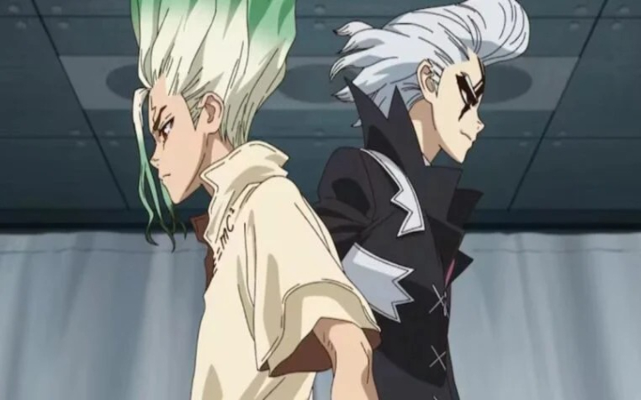 Dr. Stone sc: Crunchyroll