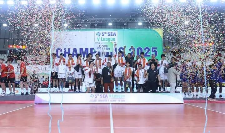 Timnas voli putra Indonesia sukses menaklukkan Thailand dalam laga penentuan yang berlangsung dramatis pada pertandingan terakhir SEA V League 2025 leg kedua.