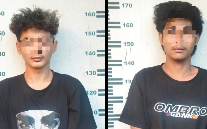 Dua pemuda tertangkap basah mencuri ikan di kolam warga di Desa Gondang, Kecamatan Gondang, Kabupaten Tulungagung, pada Jumat (18/7/2025) sekira pukul 04.00.