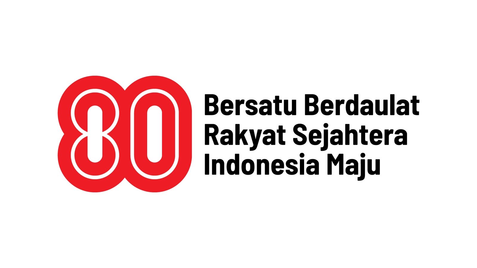 Logo dan tema HUT RI ke-80 resmi diumumkan oleh Presiden Prabowo Subianto.