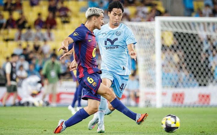 FC Barcelona menutup perjalanan pramusim mereka di Asia dengan kemenangan gemilang Menghadapi Daegu FC di Korea Selatan.