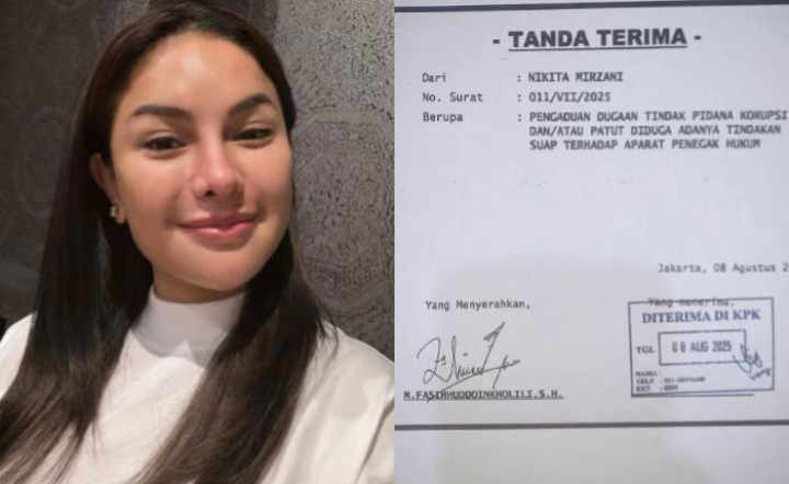Nikita Mirzani Laporkan Balik Reza Gladys ke KPK, Rekaman Viral Jadi Sorotan