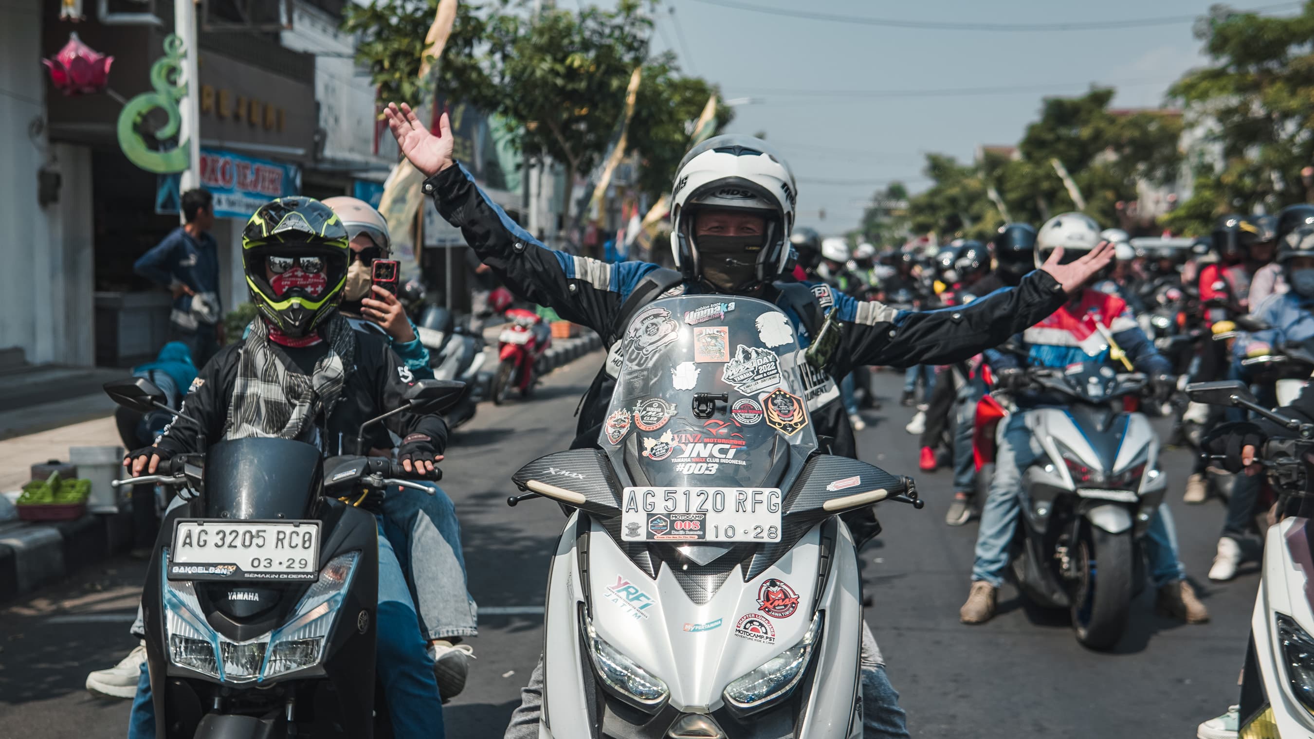 Keseruan event MAXi Yamaha Day tahun 2025.