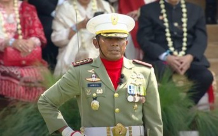 Kolonel Amril Hairuman, putra Maluku yang dipercaya memimpin Upacara HUT ke-80 RI di Istana Merdeka.