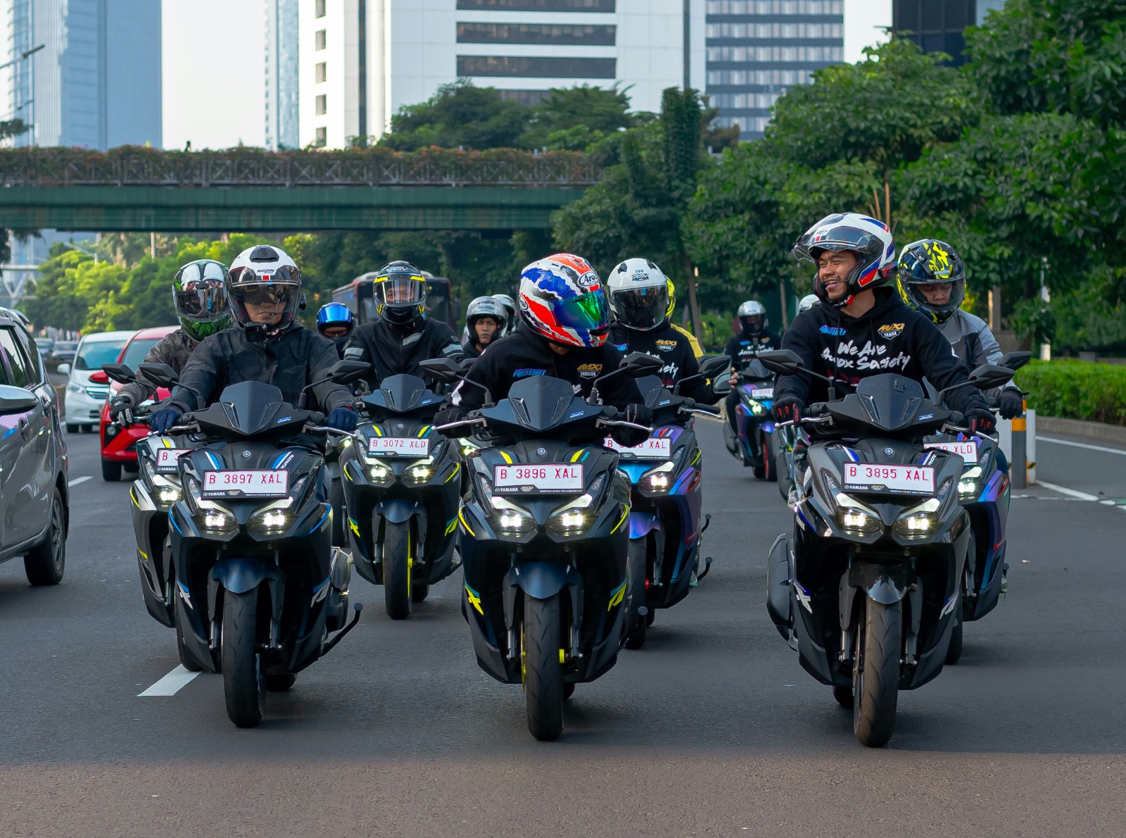 Gathering team AEROX di Jakarta.