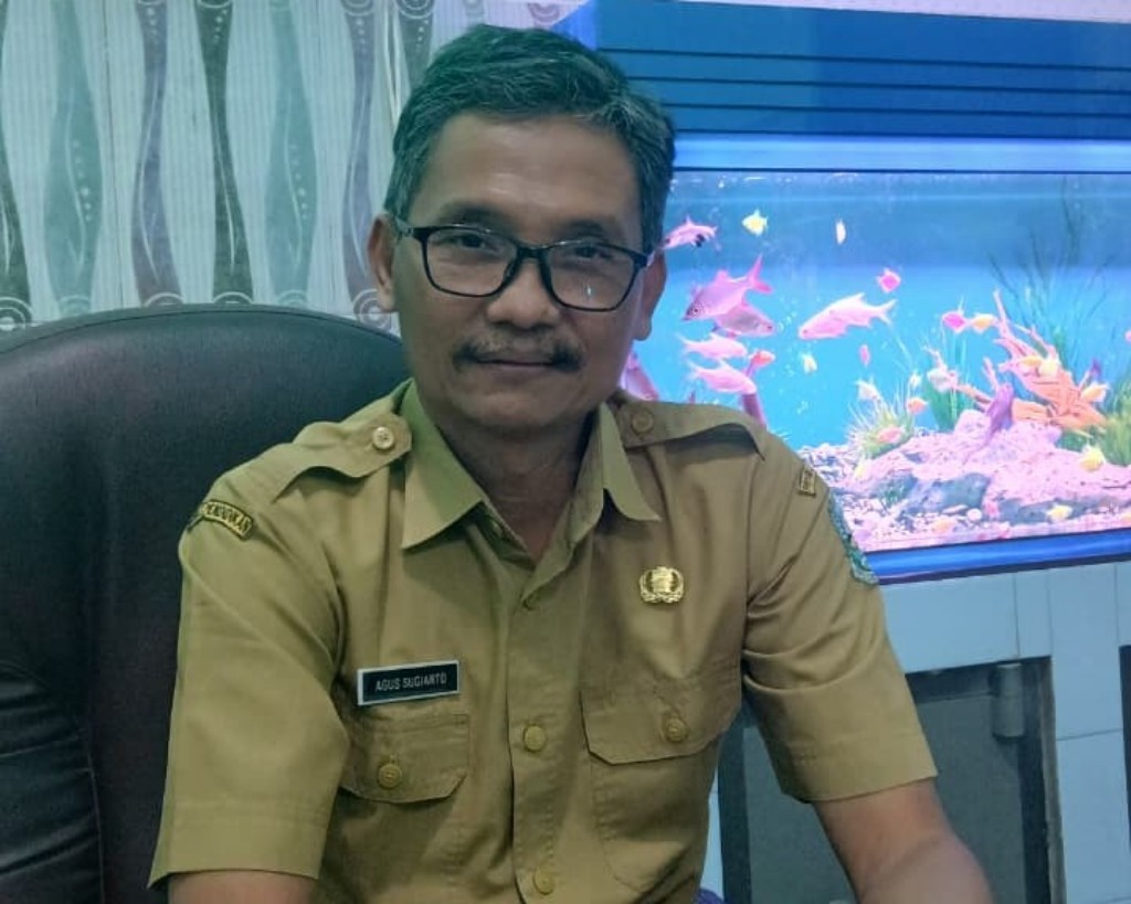 Kepala SMAN 1 Kauman sekaligus Ketua MKKS SMA Negeri Tulungagung Agus Sugiarto