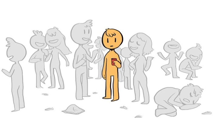 Banyak orang merasa dirinya introvert ketika berada di keramaian.