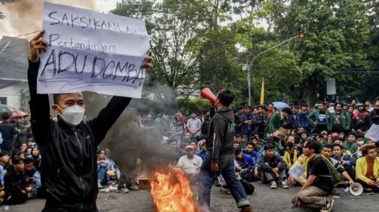 BEM SI resmi batalkan demo di Jakarta hari ini, Selasa 2 September 2025, dengan alasan kondisi keamanan belum kondusif.(BBC)