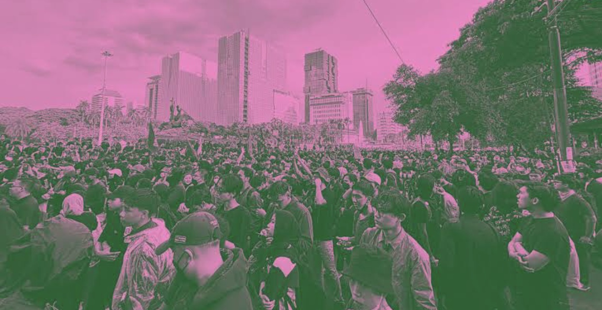 Ketahui cerita di balik warna pink, hijau, dan biru yang viral sebagai simbol keberanian, harapan, dan perlawanan dalam gerakan &ldquo;17+8 Tuntutan Rakyat (hypeabis)