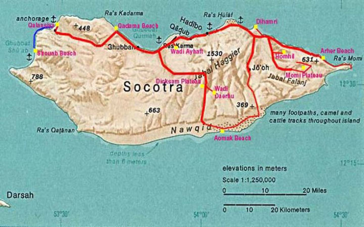 Pulau Socotra adalah sebuah pulau terpencil yang berada di Samudra Hindia, sekitar 350 kilometer dari pesisir Yaman.