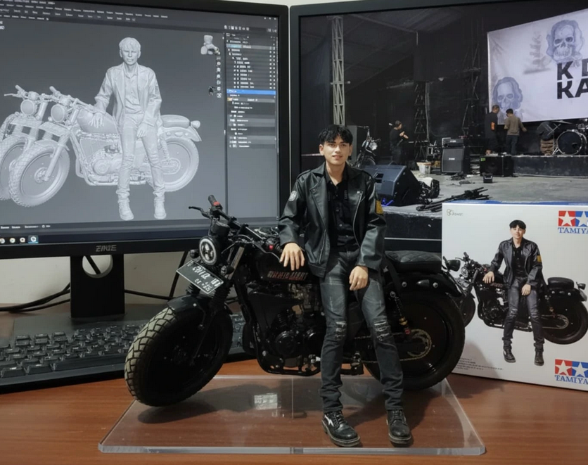 Tren foto miniatur AI viral. Google Gemini ubah fotomu jadi miniatur realistis estetik (instagram/panggilbaejiad)