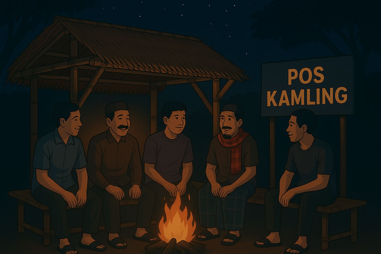 Pengaktifan kembali pos ronda menjadi salah satu hal yang diungkapkan Mendagri Tito Karnavian.