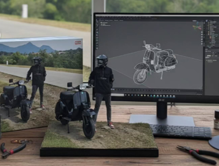 macam macam prompt AI yang bisa kamu gunakan untuk membuat miniatur yang viral (instagram)