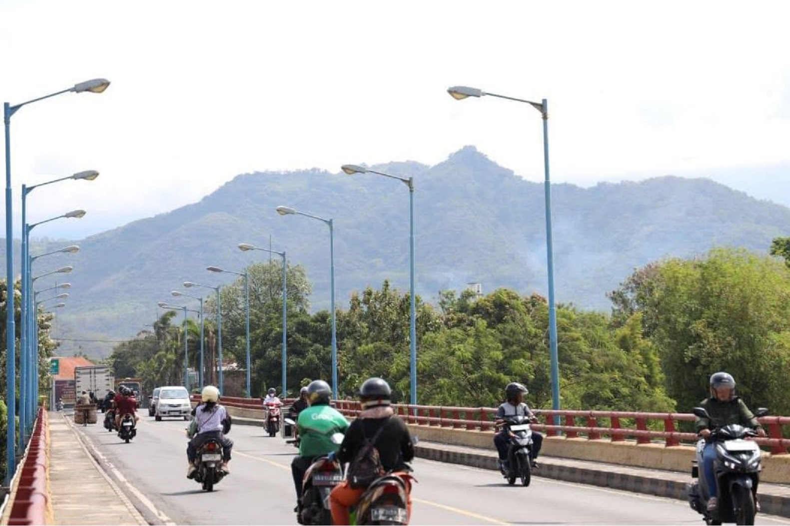 Jembatan Semampir Kediri bakal menjalani renovasi mulai 15 September mendatang dan bakal diikuti rekayasa lalu lintas. (FACEBOOK)