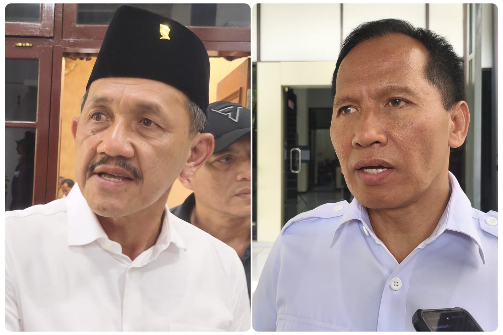 Ketua DPRD Tulungagung dan Wabup Ahmad Baharudin.