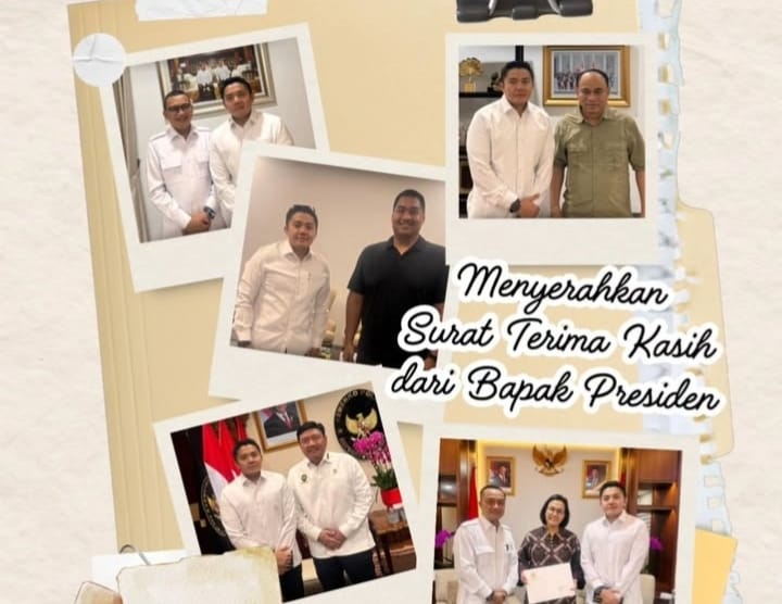 Presiden Prabowo Subianto melalui Seskab Teddy Indra Wijaya menyerahkan surat khusus untuk lima menteri yang diganti.(IG.sekretariat.kabinet)