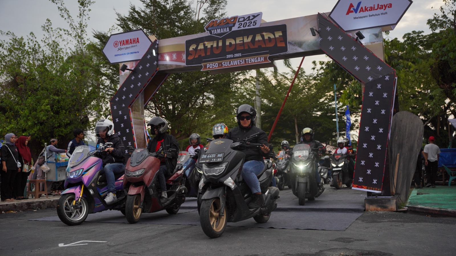 Event MAXI Yamaha Day 2025 di Poso, Sulawesi Tengah.