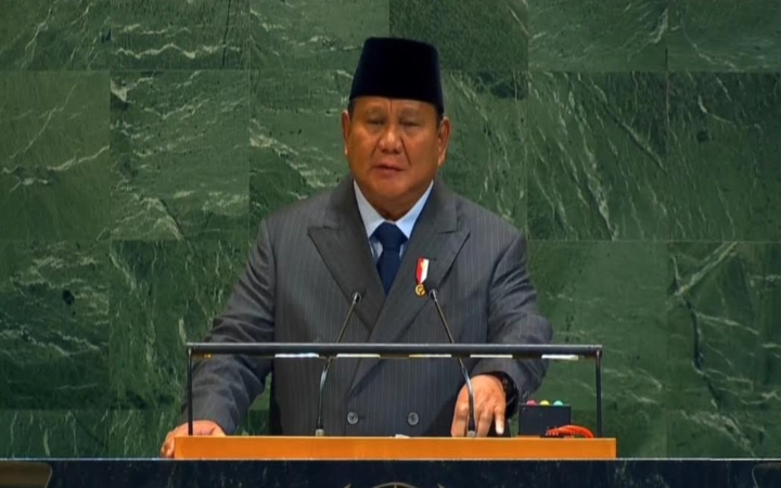 Presiden Prabowo Subianto menyampaikan pidato tegas dan penuh empati dalam Konferensi Tingkat Tinggi (KTT) Two-State Solution di markas besar PBB.
