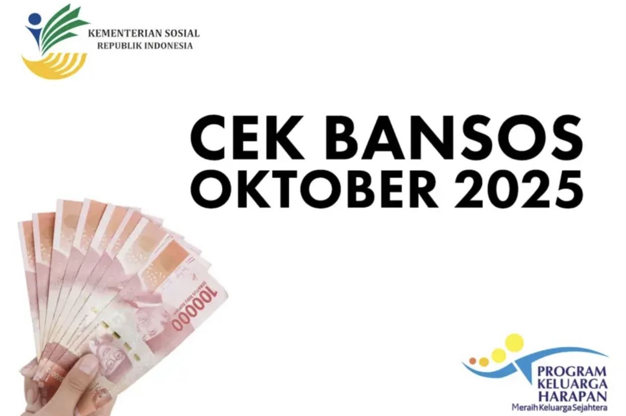 Pencairan bansos PKH dan BPNT tahap 4 Oktober 2025 dimulai. Cek jadwal pencairan, status penerima, dan cara klaim lewat situs resmi Kemensos.(Media Indonesia)