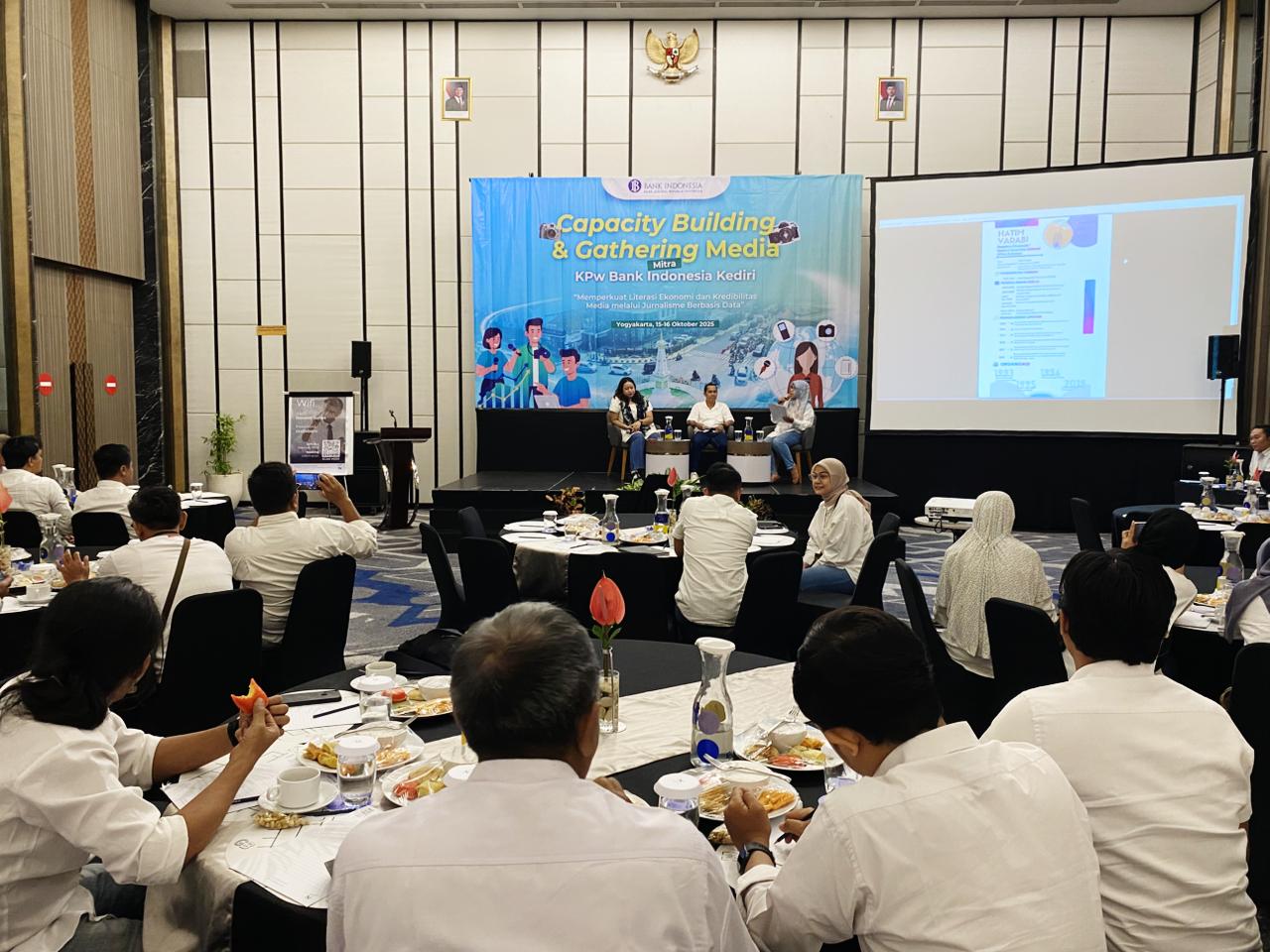 Kegiatan Capacity Building dan Media Gathering Mitra Kantor Perwakilan Bank Indonesia (KPwBI) Kediri.