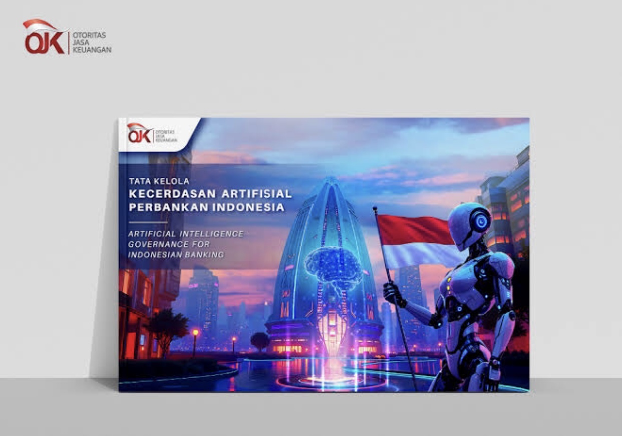 Teknologi AI makin banyak digunakan di sektor perbankan. OJK menerbitkan panduan Tata Kelola AI untuk memastikan penerapan teknologi secara bertanggung jawab.(OJK)