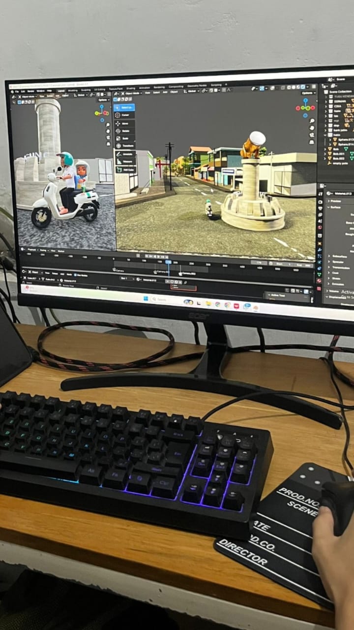 Proses produksi fim dari Acobean Animation untuk RFF 2025.