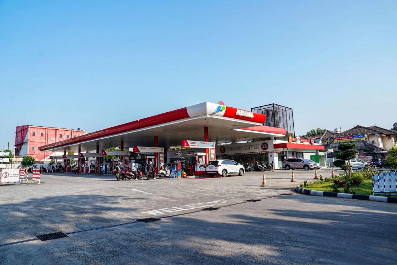 Salah satu SPBU Pertamina di Pulau Jawa. (PERTAMINA PATRA NIAGA)