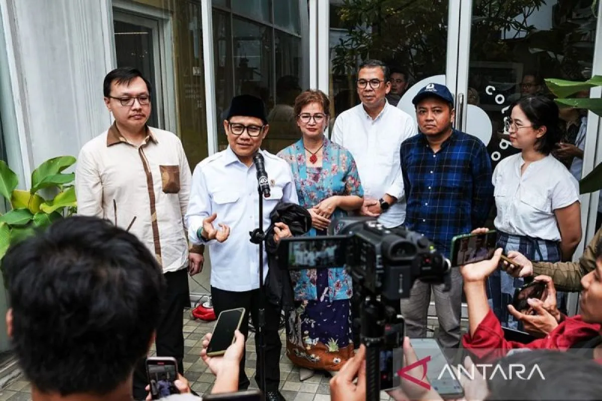 Muhaimin saat diwawancarai tentang pemutihan tunggakan BPJS Kesehatan.(antaranews.com)