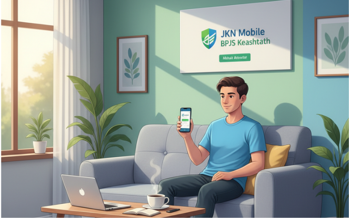 aktivasi ulang BPJS Kesehatan lewat aplikasi JKN Mobile secara online tanpa perlu datang ke kantor. (ilustrasi)