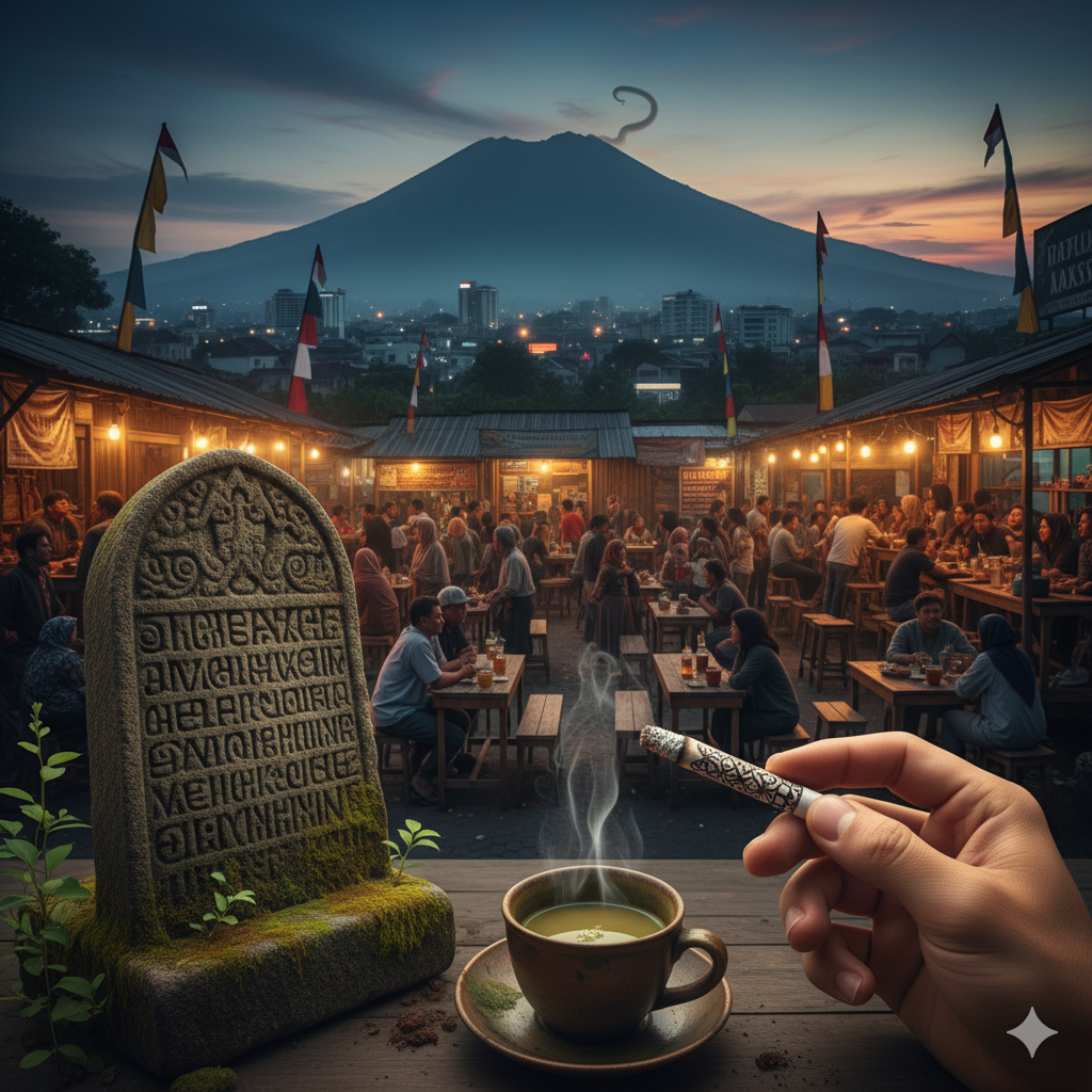 Ngopi bukan sekadar kebiasaan, tapi budaya yang menyatukan. Dari kopi ijo hingga tradisi nyethe, beginilah hangatnya Tulungagung  Kota Seribu Warung Kopi. ( Ilustrasi )
