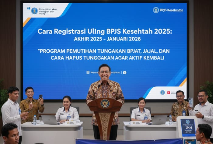 Menko Pemberdayaan Masyarakat Abdul Muhaimin Iskandar (Gus Imin) menjelaskan rencana pemerintah meluncurkan program pemutihan tunggakan BPJS Kesehatan akhir 2025.  (ilustrasi)