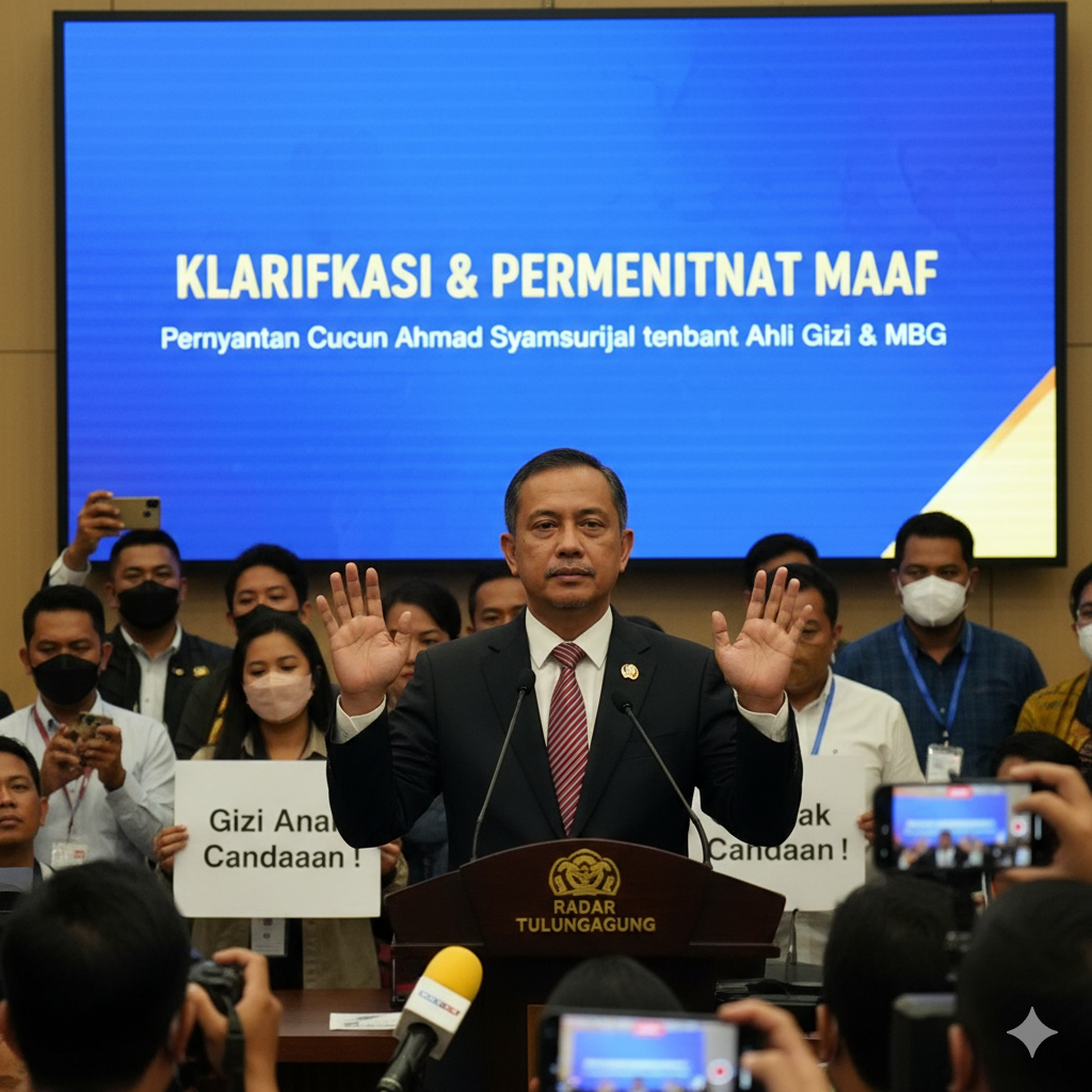 Wakil Ketua DPR Cucun Ahmad Syamsurijal saat menghadiri forum konsolidasi SPPG di Bandung, di mana pernyataannya soal ahli gizi dalam program MBG memicu kontroversi. ( Ilustrasi )
