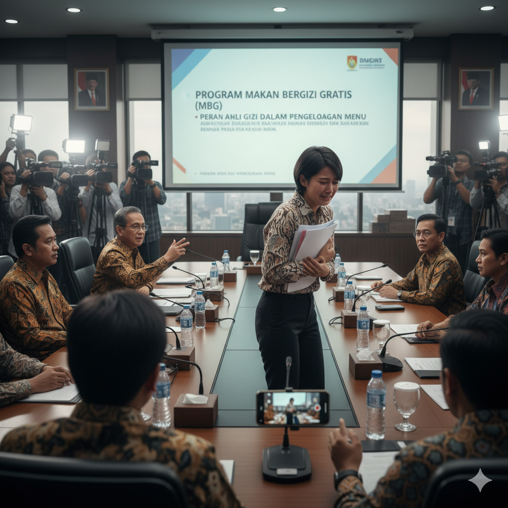 Wakil Ketua DPR RI Cucun Ahmad Syamsurijal saat memberikan klarifikasi usai pernyataannya tentang ahli gizi dalam program MBG viral dan menuai kritik. (ilustrasi)