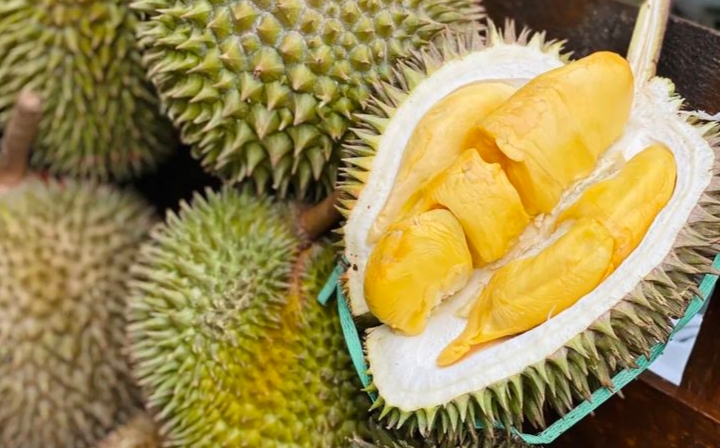 Durian dikenal sebagai King of Fruit karena rasanya yang legit, aromanya kuat, dan teksturnya yang lembut.