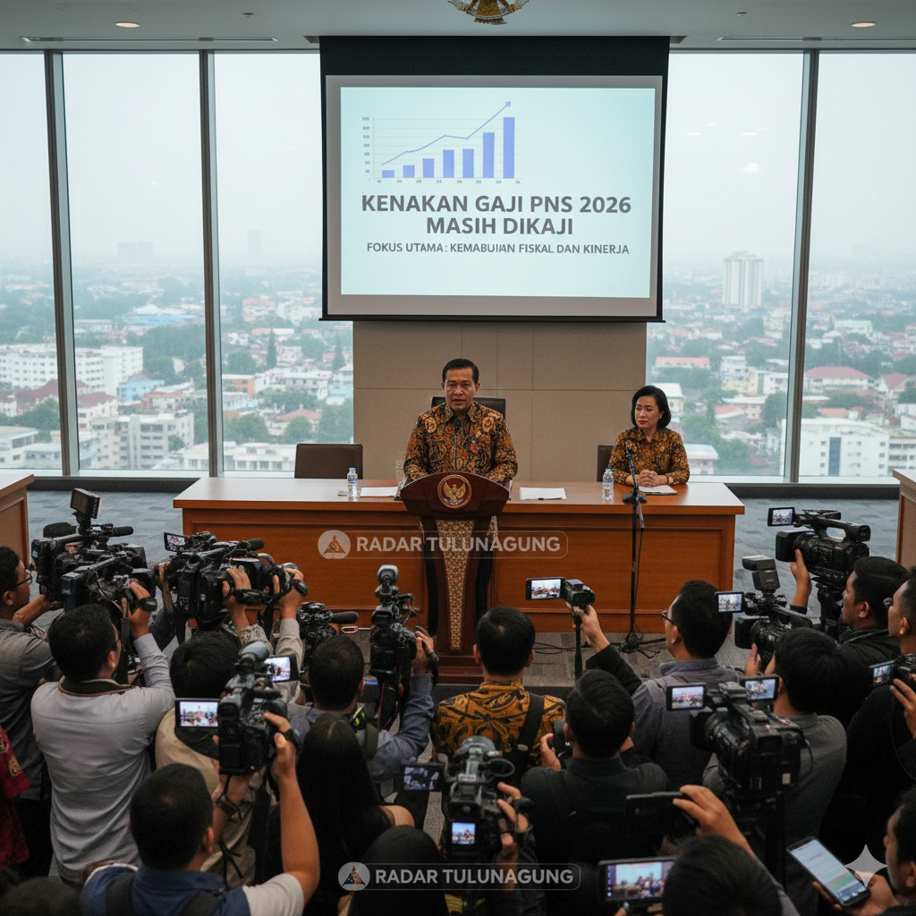 Menkeu Purbaya Yudi Sadewa menjelaskan, pembahasan kenaikan gaji PNS 2026 masih berlangsung dan belum ada keputusan final. (ilustrasi)