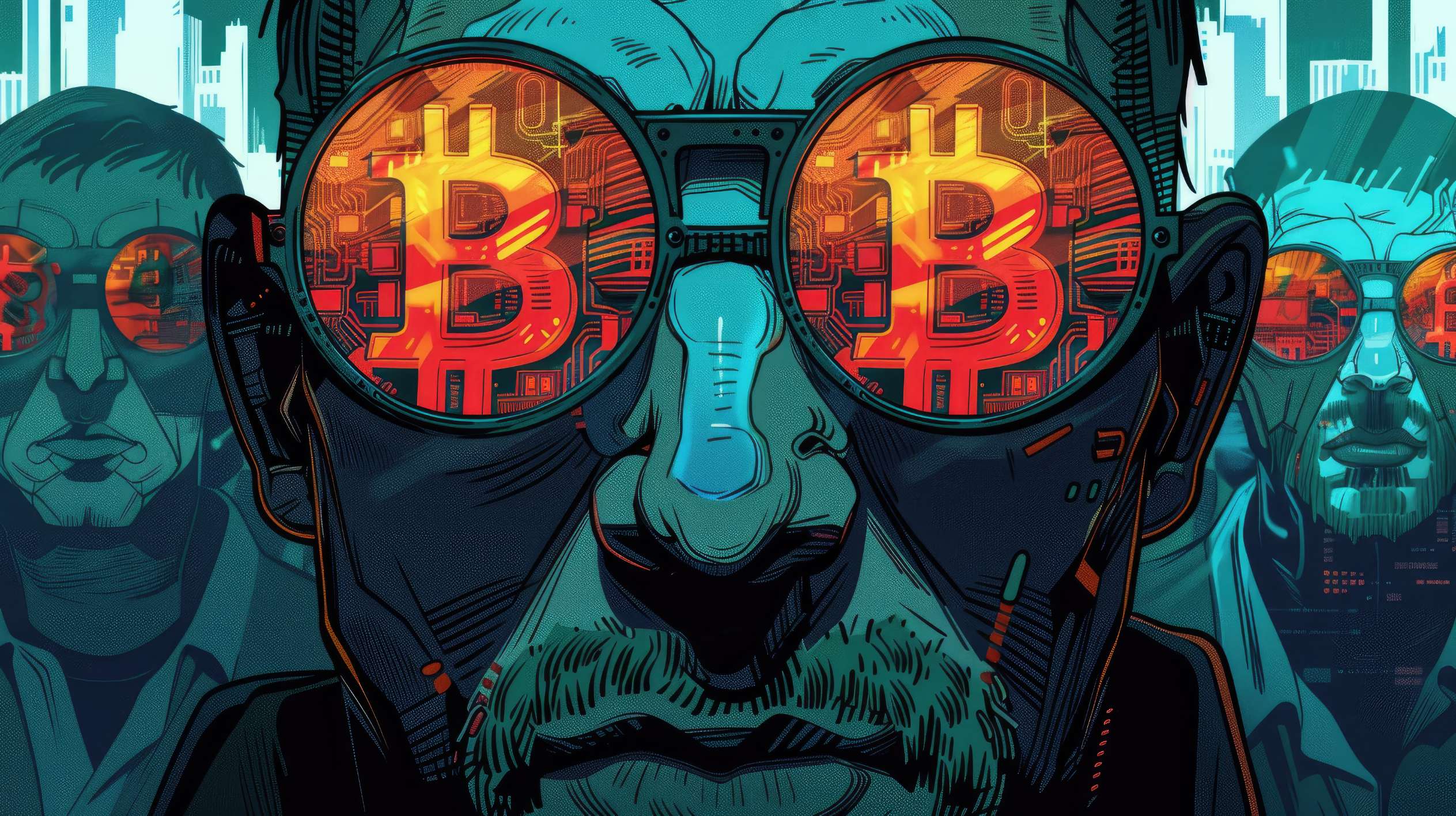 Ilustrasi mata uang crypto