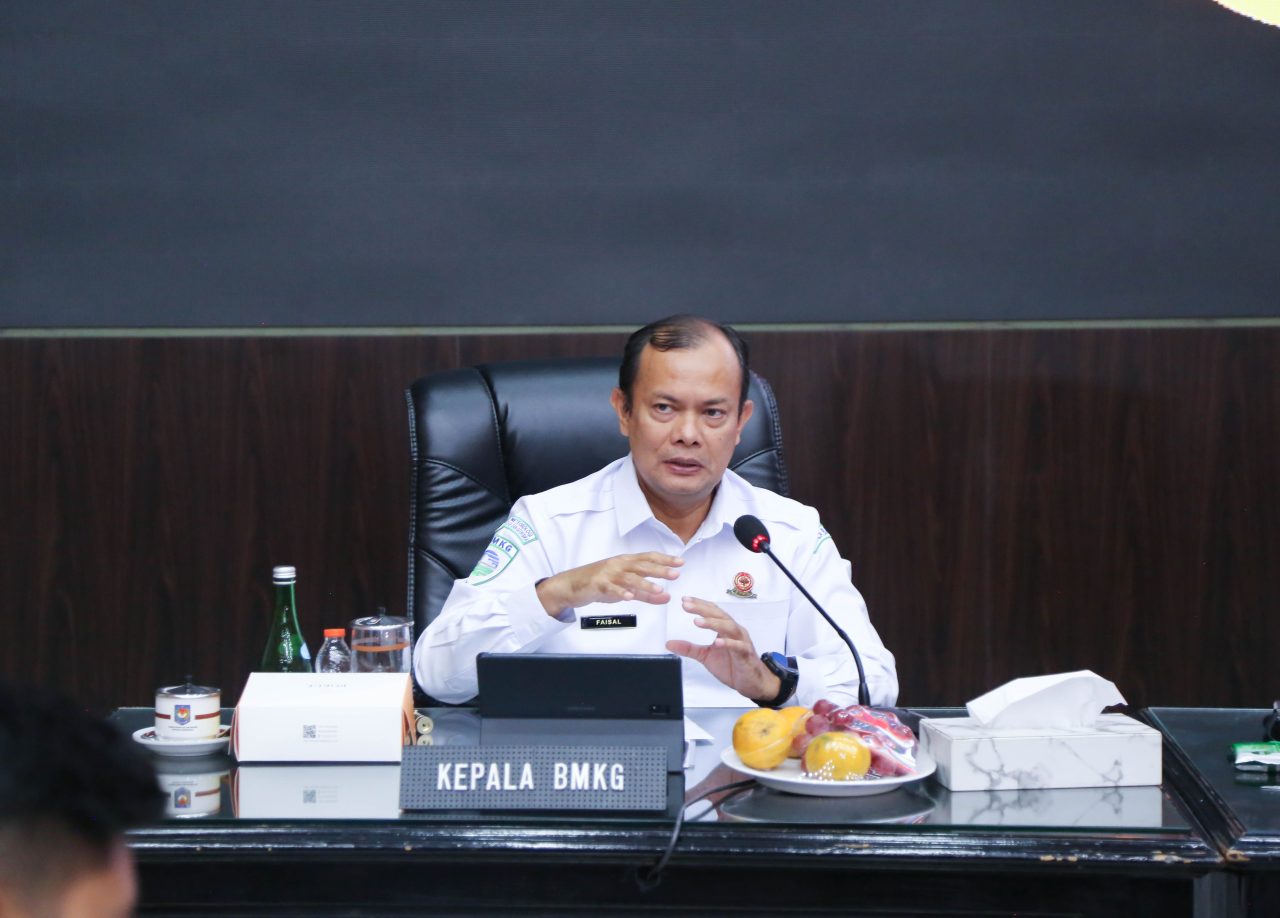 Kepala BMKG Teuku Faishal Fathani
