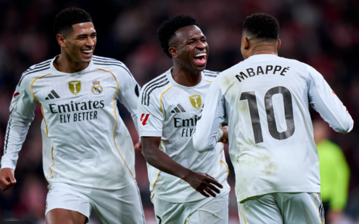 Madrid menang 3-0 &mdash; Mbapp&eacute; brace, Bilbao tak berkutik di San Mam&eacute;s.