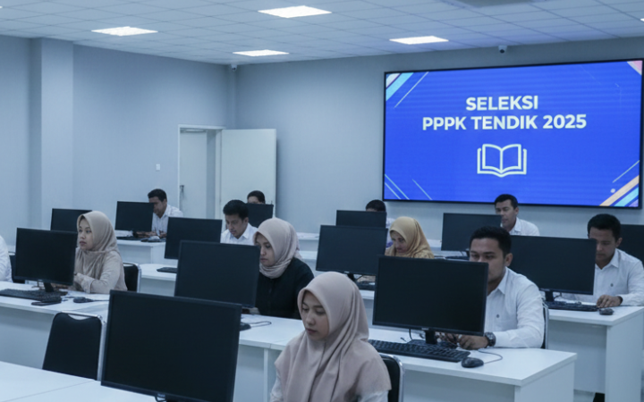 Peserta tengah mempersiapkan berkas untuk Seleksi PPPK Tendik Sekolah Rakyat 2025 yang resmi dibuka Kemensos.