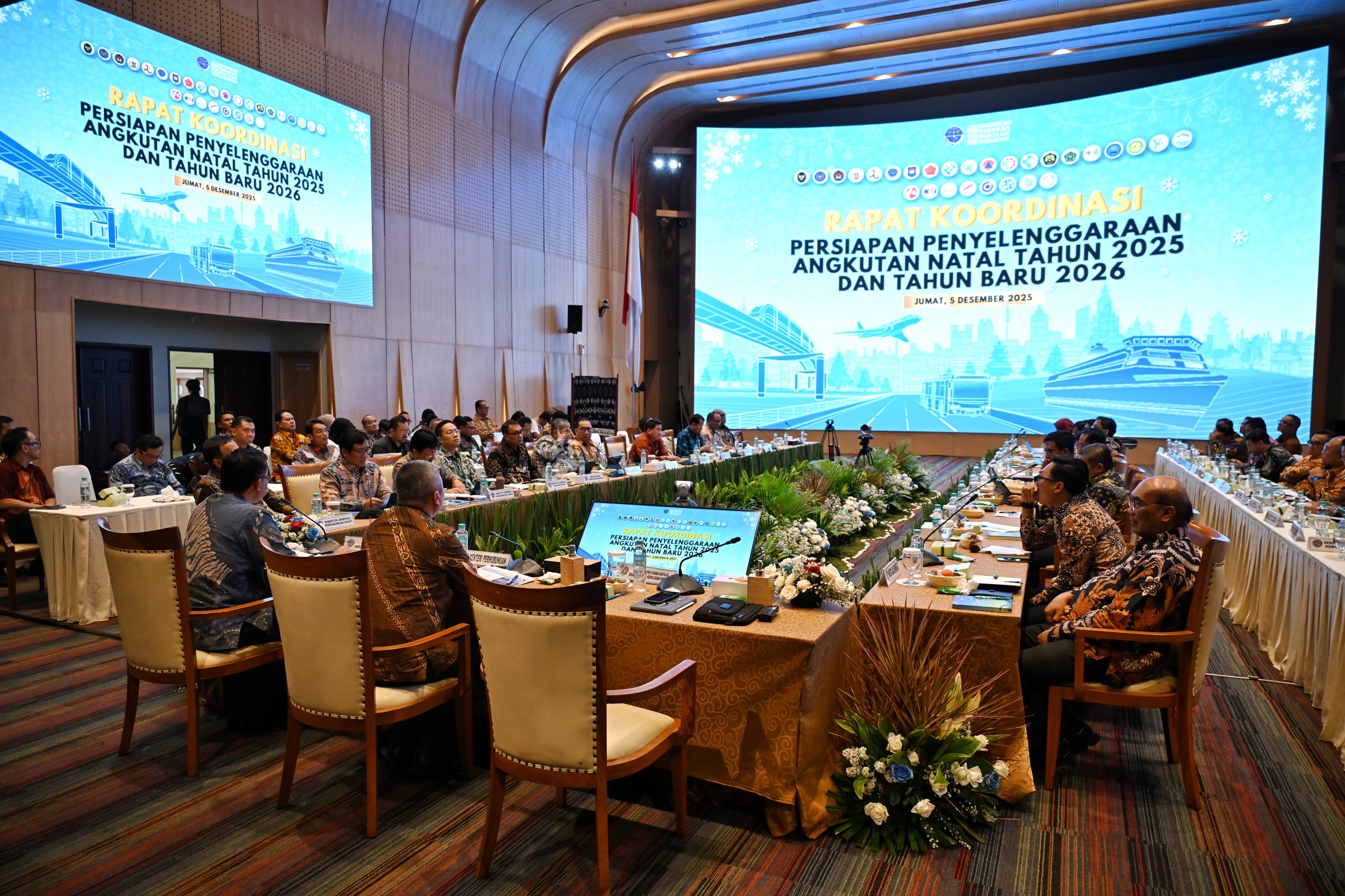 Rakor persiapan mudik Nataru