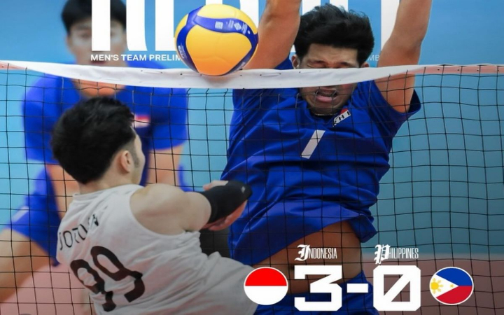 Timnas Voli Putra Indonesia menunjukkan performa gemilang pada laga penyisihan Grup B SEA Games 2025 di Bangkok, Thailand.