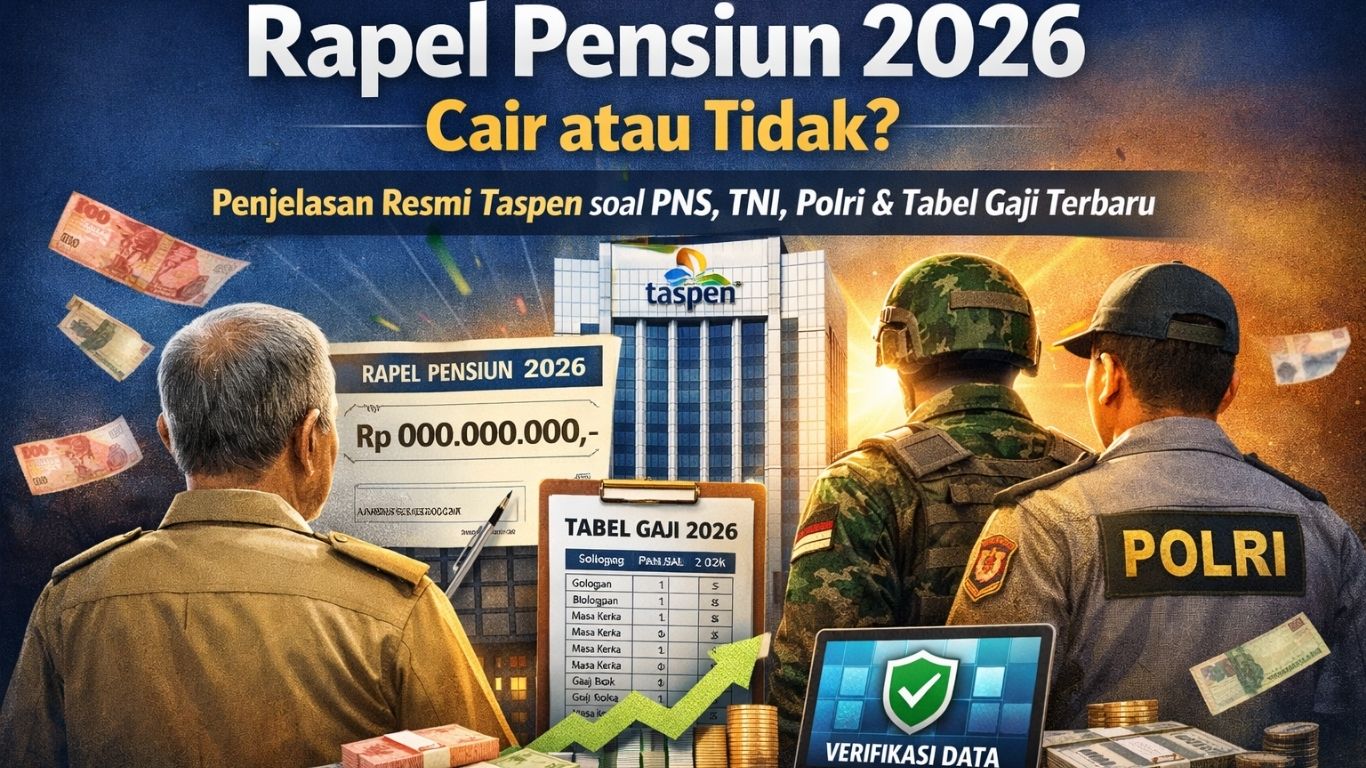 tidak semua pensiunan otomatis menerima rapel, karena terdapat sejumlah ketentuan dan prosedur administratif yang harus dipenuhi.(ilustrasi AI)