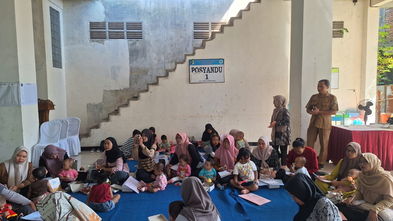 Kegiatan SOTH di Kantor Desa Tawangsari, Kecamatan Kedungwaru pada Senin lalu.