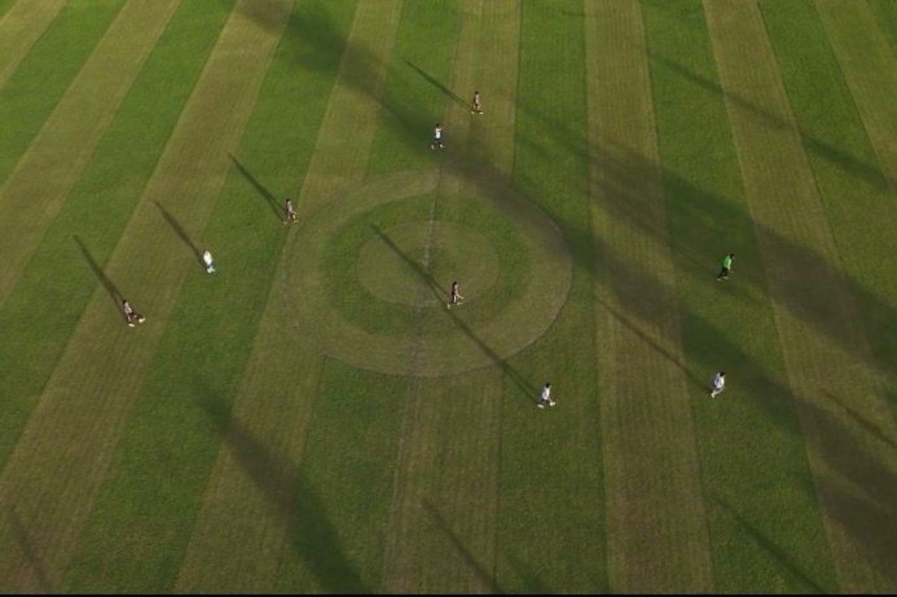Lapangan sepak bola di Desa Pakel, Kecamatan Ngantru yang dijuluki San Siro Tulungagung. (TANGKAPAN LAYAR INSTAGRAM PSSMP_OFFICIAL)