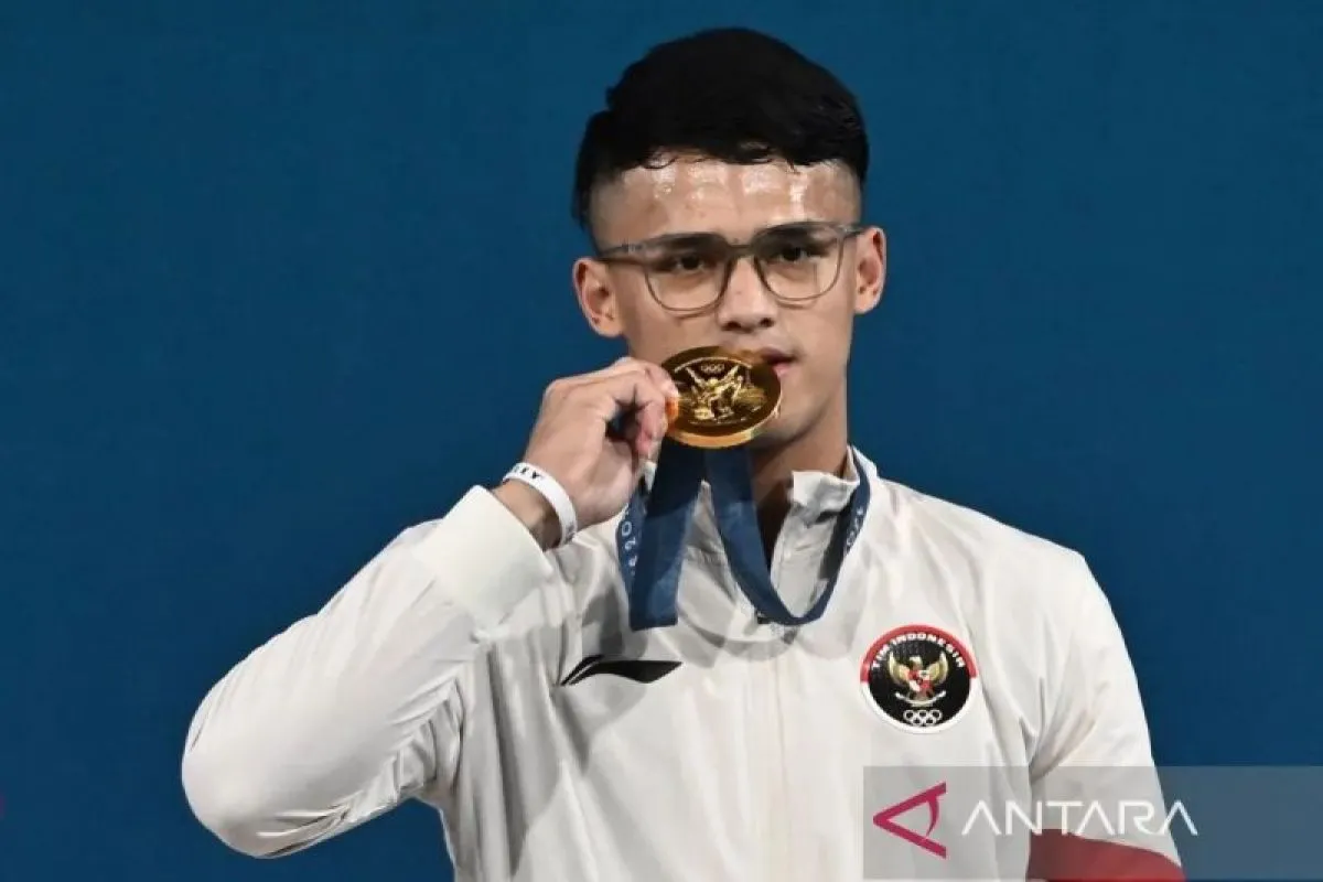 Rizki Juniansyah raih kenaikan pangkat dua tingkat dan persiapkan diri tampil maksimal di Asian Games 2026.(antaranews.com)