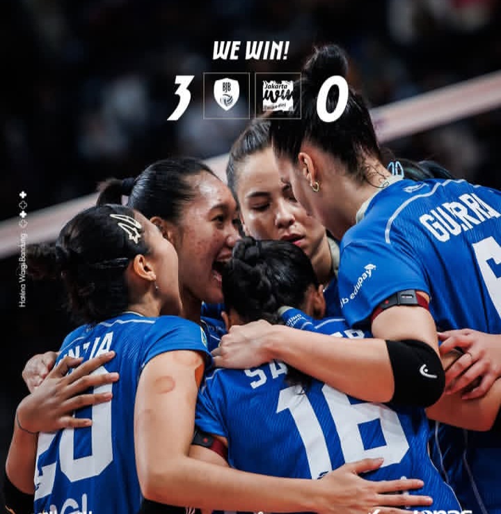 Bandung BJB Tandamata menang telak dari Jakarta Livin Mandiri di pekan pertama Proliga 2026.(instagram.com/bankbjbtandamataofficial)