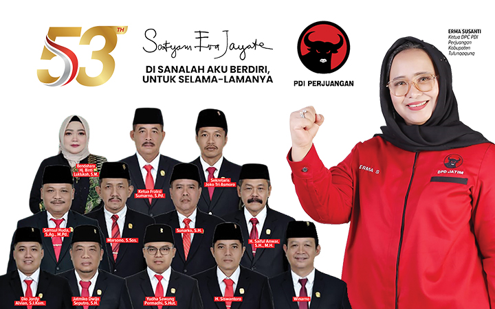 Kiprah fraksi PDI Perjuangan DPRD Tulungagung sepanjang 2025 patut diacungi jempol.
