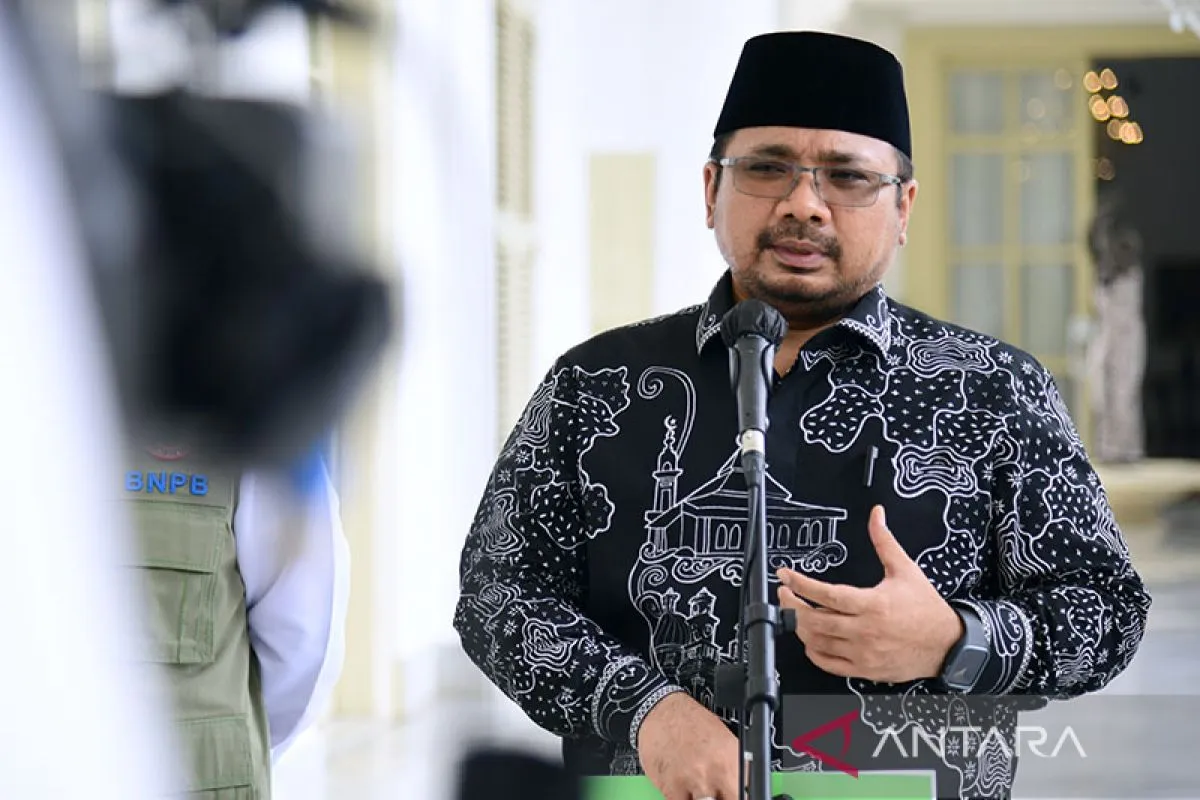KPK resmi tetapkan mantan menteri agama Yaqut Cholil Qoumas sebagai tersangka kasus korupsi kuota haji 2024.(antaranews.com)
