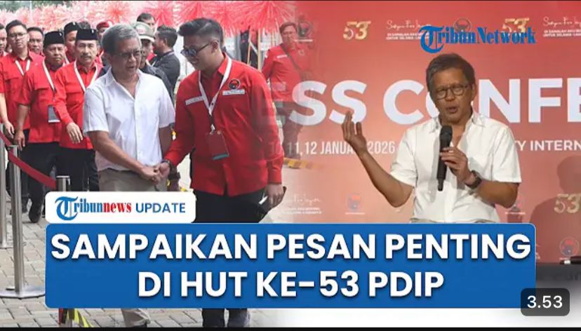 Pidato Megawati di Rakernas PDIP menyoroti politik global, krisis lingkungan, dan pentingnya solidaritas manusia bagi generasi muda.